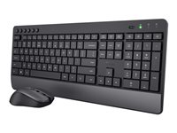 Trust TKM-450 Tastatur og mus-sæt Trådløs