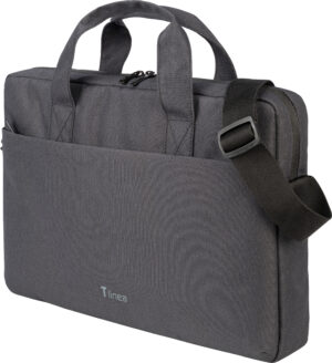 Tucano Tlinea Slim Computertaske - 15,6tm, Justerbar Skulderrem - Sort