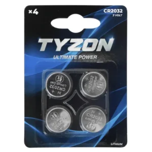 Tyzon CR2032 lithium-batterier 4-pak
