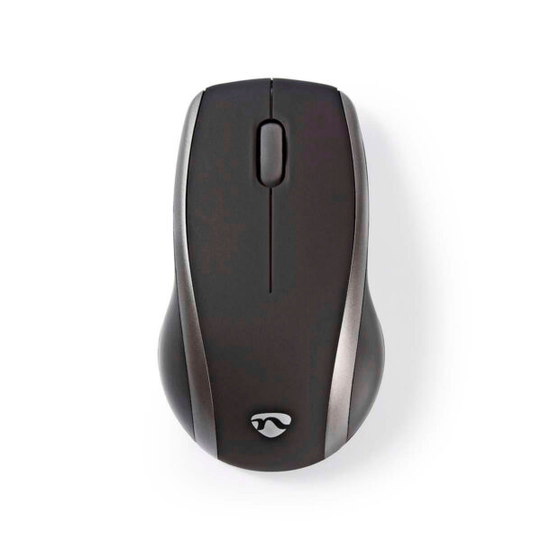 USB Trådløs mus m/3 knapper (1200 dpi) Sort - Nedis