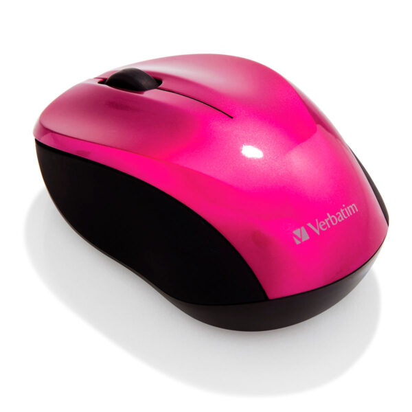 Verbatim Go Nano USB trådløs mus (1600 dpi) Pink