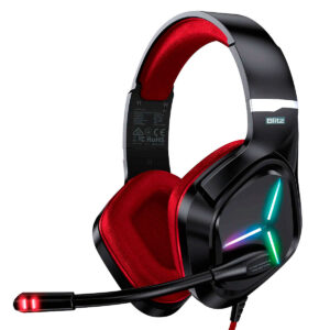 Vertux Blitz 7.1 Surround Sound Gaming Headset (USB) Rød
