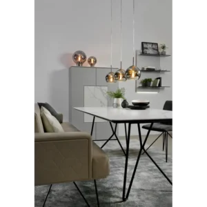 Villeroy&Boch Lampe Tokio - Metal Satin/Røgfarvet Glas VB-96720
