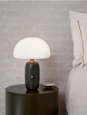 Vipp 592 Sculpture Table Lamp H:52 cm - Grey Marble