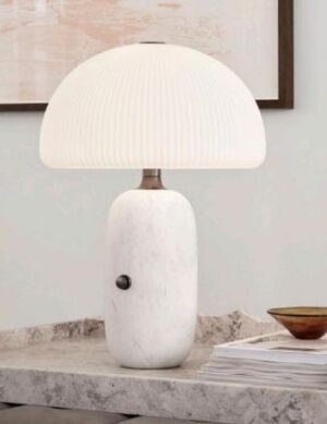 Vipp 592 Sculpture Table Lamp H:52 cm - White Marble