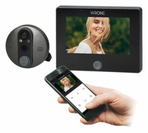 Virone DV-3 Digital Dørspion med Kamera, Bevægelsessensor, SMART funktion (Nattebelysning)