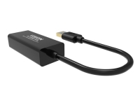 Vision TC-USBETH/BL - Netværksadapter - USB 2.0 - Gigabit Ethernet x 1 - sort