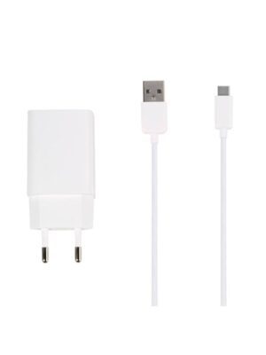 Vivanco Hjemmeoplader 3A 15W + USB-C kabel Hvit