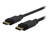 VivoLink Pro 20 pin DisplayPort han -> 20 pin DisplayPort han 2 m Sort