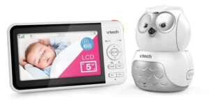 Vtech Babyalarm med Kamera, Ugle - 17 timer, 50 meter - Hvid