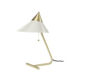 Warm Nordic Brass Top Table Lamp H: 41 cm - Warm White