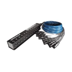 Whirlwind MS-12-M-NR-025 - Til 6 mikrofoner, D3F/A3M: Til 12 mikrofoner, D3F/A3M:. 7,5 m.