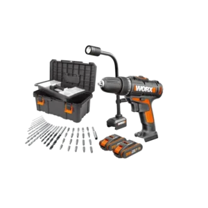 Worx Skruemaskine og Lampe KombiKit