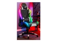 X Rocker Agility Sport Gamer Stol Sort Hvid