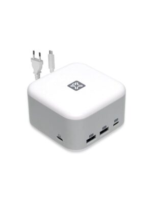 XtremeMac XWH-XCP-03 laptop dock/port replicator USB hub - USB 3.0 - 6 ports - Hvid
