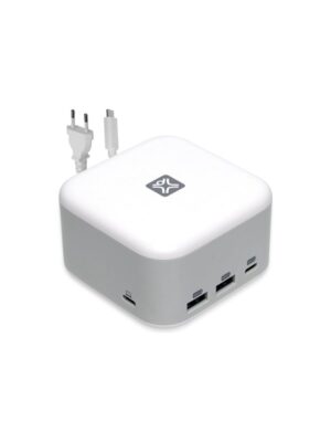 XtremeMac XWH-XCP-03 laptop dock/port replicator USB hub - USB 3.0 - 6 ports - Hvid