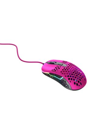 Xtrfy M42 RGB - Pink - Gaming Mus - Optisk - 6 knapper - Pink med RGB