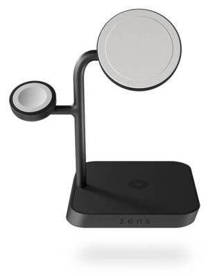 Zens 4-i-1 MagSafe Ladestation til Høretelefonner, Smartphone, Smartwatch og Tablet - 65W, USB-C - Sort