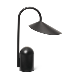 ferm LIVING Arum bærbar lampe Black