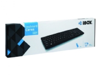 iBOX CERES - Tastatur - USB - sort
