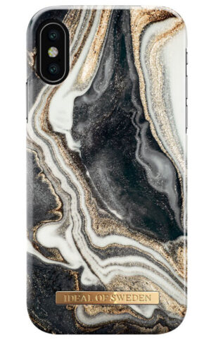 ideal of sweden mobilcover golden ash marble for iphone X/XS