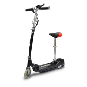 vidaXL elektrisk løbehjul med sæde 120 W sort