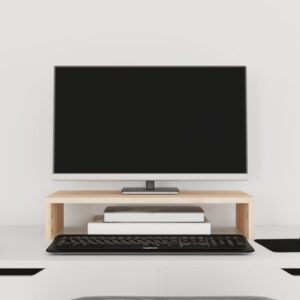 vidaXL skærmholder 50x27x10 cm massivt fyrretræ