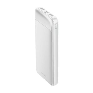 10.000mAh hurtigoplader - powerbank, hvid