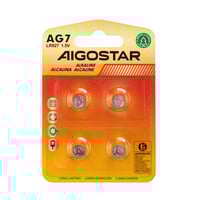 AG7 LR927 Knapcellebatteri 4-pak - 1,5V med 3 rs producentgaranti