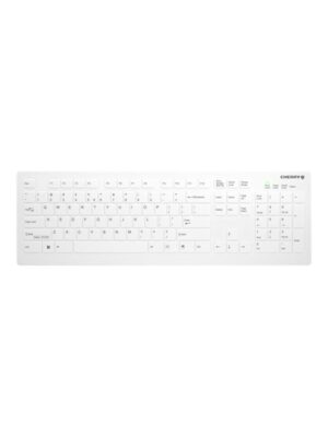 Cherry Active Key AK-C8112 - keyboard - medical - 100% full size - QWERTY - Pan Nordic - white Input Device - Tastatur - Nordisk - Hvid