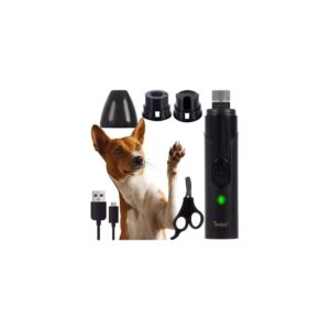 Elektrisk kæledyrsnegletrimmer USB 2 hastigheder
