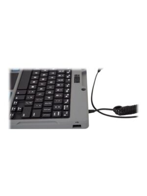 Gamber-Johnson LLC Gamber-Johnson Rugged Lite - keyboard - with touchpad - Spanish Input Device - Tastatur - Spansk - Grå