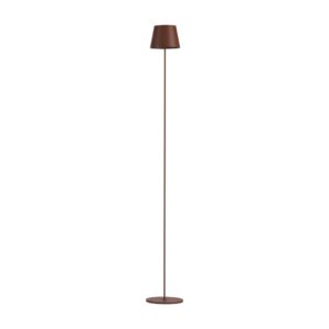 LED lampe 4W - 4400mA batteri, 3000K, IP54, Corten hylster - Dæmpbar : Dæmper indbygget, Kulør : Varm