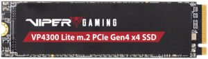 Patriot Viper VP4300 Lite SSD - 1TB, NVMe M.2, PCIe 4.0 (Kompatibel med PS5)