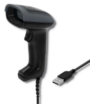 Qoltec 50863 Stregkodescanner - Kablet, 1D/2D, USB (150 scans/sek.)