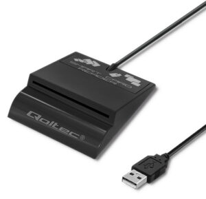Qoltec SCR-0636 Smartkortlæser - USB-C