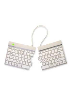 R-Go Tools R-Go Ergonomic Keyboard Split break - Tastatur - Belgisk - Hvid