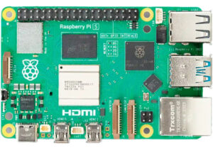 Raspberry Pi 5B Udviklerkort - 4GB RAM, ARM Cortex 4-kernet Processor, 2.4 GHz