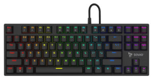 Savio SAVGK Tempest X2 Red Tastatur - QWERTY, Sort
