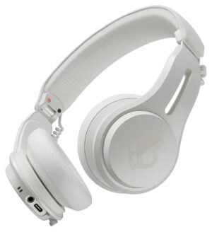Skullcandy Icon Bluetooth ANC Høretelefoner - 60 Timer, USB-C - Bone/Orange Glow