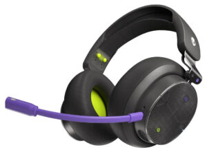 Skullcandy Plyr Gaming Høretelefoner - Trådløs, Over-Ear, 24 Timer, AI Mikrofon - Sort
