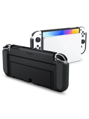 Spigen Thin Fit - black - Nintendo Switch OLED - Miscellaneous Tilbehør til spillekonsol - Nintendo Switch OLED