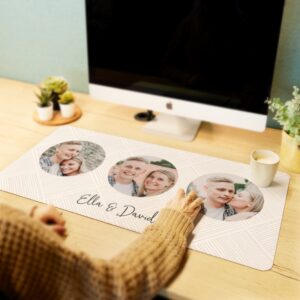 Stor musemåtte med billede - rektangulær