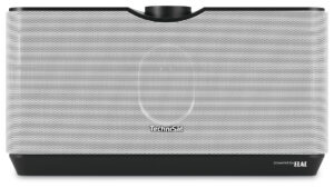 TechniSat Audiomaster MR3 Højtaler - 90W, Bluetooth, WiFi - Aluminium/Sort