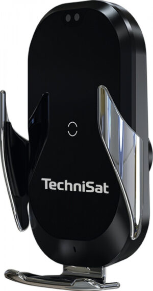 TechniSat SmartCharge 3 Mobilholder, Trådløs Opladning - USB-C (15W) Sort