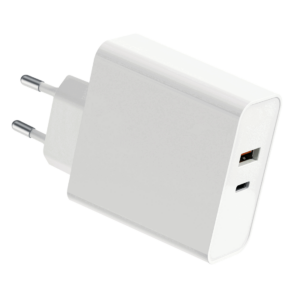 USB C Oplader | USB-C 87W | USB-A 12W | 5-20V | 4.35A | Inkl. Kabel