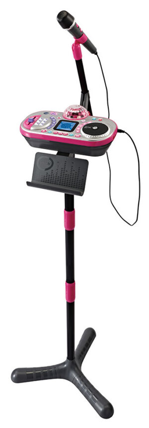 VTech 531704 DJ Studio Mikrofon - 12 Sange - Sort, Pink