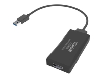 Vision - Ekstern videoadapter - USB 3.0 - HDMI - sort - detailsalg