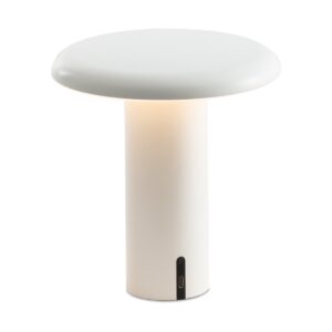 Artemide Takku bærbar bordlampe 19 cm Varnished white