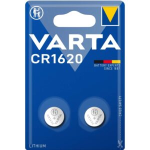 CR1620 3V Lithium Knapcelle batteri 2-pak
